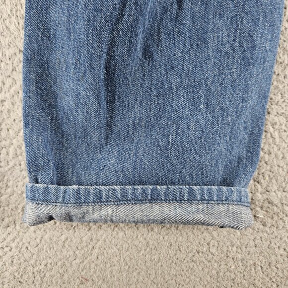 Levis Jeans Mens 38x32 (40x30) Blue 513 Slim Straight Modern - Picture 16 of 16